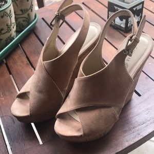 CL “Los Angeles” Soft Leather Wedge Shoes